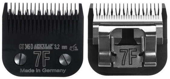 Kerbl Aesculap SnapOn Scherkopf mit DLC-Beschichtung Größe 7F 3,2 mm – Bild 1 von 4