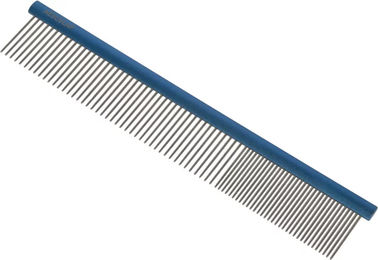 Kerbl Aesculap VH405 Fellkamm für Hunde mit Aluminiumgriff in Blau, 148mm x 37mm – Bild 1 von 3