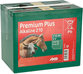 Produktbild von Kerbl AKO Alkaline 9V Batterie 210 AH Schwarz