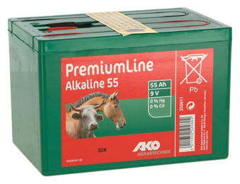Kerbl AKO Alkaline Weidezaunbatterie 9V 55Ah in Grün aus Kunststoff - 55 Stk. – Bild 1 von 2