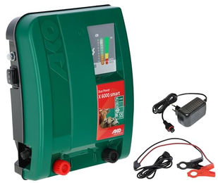 Kerbl AKO Duo Power X 6000 smart Weidezaungerät mit 12.000 V und 7,50 J Input für Zäune bis 40 km – Bild 1 von 9