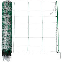 Produktbild von Kerbl AKO Fencing TopLine Plus Weidenetz mit Einzelspitze 50m Weiß/Grün - 50 m