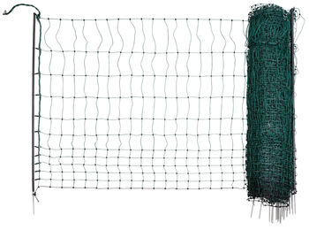 Kerbl AKO Geflügelnetz Premium elektrifizierbar grün 50m 122cm – Bild 1 von 10