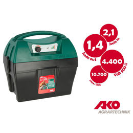 Kerbl AKO Mobil Power A 1200 Weidezaungerät 12 V Akkugerät für Zäune bis 10 km – Bild 1 von 9