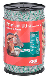 Kerbl AKO Premium Ultra Weidezaunlitze 400m weiß/grün – Bild 1 von 9
