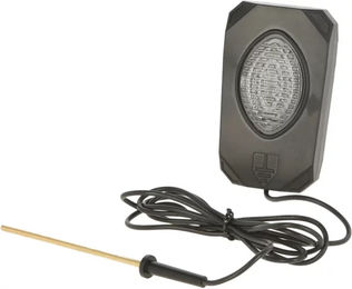 Kerbl Ako Pulse Flash Elektrozaungerät mit grüner LED in Schwarz – Bild 1 von 6