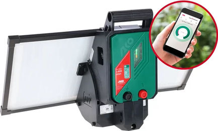 Produktbild von Kerbl AKO sun Power S4000 Smart Elektrifizierer Elektroschocker in Schwarz und Grün