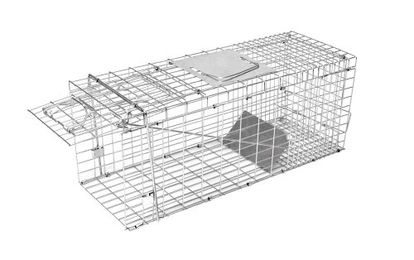 Produktbild von Kerbl Alive Predator ecoflex Lebendfalle für Marder und Nagetiere klappbar 78x28x32cm