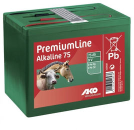 Kerbl Alkaline Trockenbatterie 9 Volt 75 Ah Weidezaunbatterie Grün - 9 Stk. – Bild 1 von 2