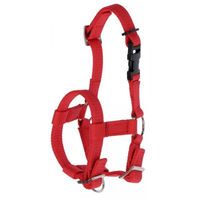 Produktbild von Kerbl Alpaka Halfter Nylon rot verstellbar