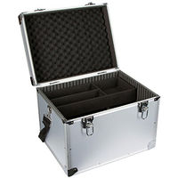 Produktbild von Kerbl AluSafe Putzbox aus Aluminium in Silber abschließbar