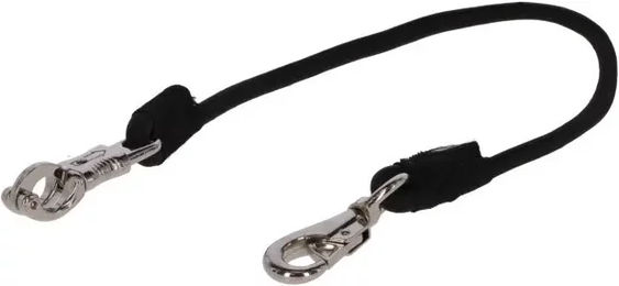 Kerbl Anbinde-Gummiseil Longe aus Gummi Schwarz 70cm - 70 cm – Bild 1 von 2
