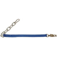 Produktbild von Kerbl Anbindegurt mit Kette und Karabinerhaken Blau 70 cm