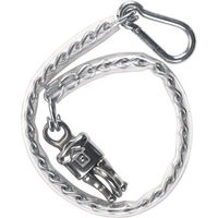 Produktbild von Kerbl Anbindekette für Pferde mit Panikhaken und Karabinerhaken aus Metall mit Kunststoffüberzug 70 cm - 70 cm