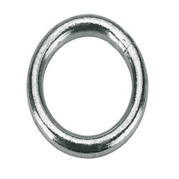 Kerbl Anbinder Ring verzinkt aus Metall Silber – Bild 1 von 1