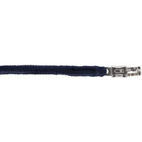 Produktbild von Kerbl Antipanik-Longe aus Baumwolle mit Panikhaken in Dunkelblau 2m - 2 m