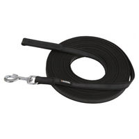 Produktbild von Kerbl Antislip Schleppleine für Hunde gummiert schwarz 5m x 20mm - 5 m