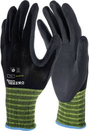 Kerbl Arbeitshandschuhe Premium aus Nylon in Schwarz wasserabweisend Unisex – Bild 1 von 1