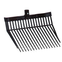 Produktbild von Kerbl Aubiose Dunggabel aus Kunststoff in Schwarz ohne Stiel 40x30cm - 1 Stk.