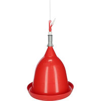 Produktbild von Kerbl automatische Geflügeltränke aus Kunststoff in Rot für Hühner und Puten