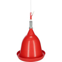 Produktbild von Kerbl Automatische Geflügeltränke Version 2.0 aus Kunststoff in Rot für Hühner und Puten