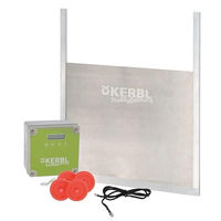 Produktbild von Kerbl Automatische Hühnertür Schiebetür Set für Hühnerställe aus Kunststoff 430 x 400 mm