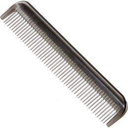 Produktbild von Kerbl Basic Care Hundekamm aus Edelstahl in Silber 18cm