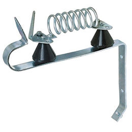 Kerbl Blitzschutzvorrichtung für Elektrozaun zur Überspannungsschutz-Montage am Zaunpfahl aus Metall in Silber/Grau – Bild 1 von 2