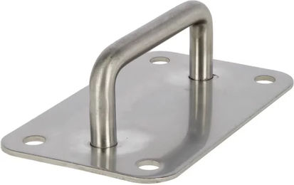 Produktbild von Kerbl Bodenbefestigungsset aus verzinktem Metall in Silber