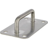 Produktbild von Kerbl Bodenbefestigungsset aus verzinktem Metall in Silber