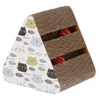 Produktbild von Kerbl Boon Katzenkratzbaum mit Kratzpappe und Catnip in Beige und Bunt