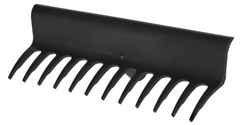 Kerbl Boxenrechen aus Kunststoff Schwarz 40 cm Breite – Bild 1 von 4