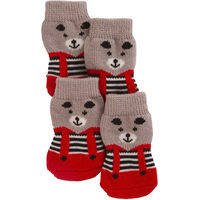 Produktbild von Kerbl Bruno Hundesocken aus Baumwolle bunt Größe L