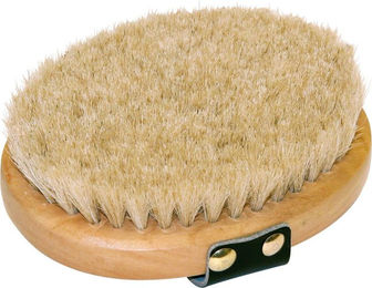 Kerbl Brush&Co Schmusebürste mit Holzrücken und Rosshaar – Bild 1 von 2