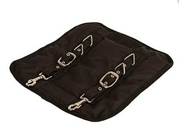 Kerbl Brusterweiterung für Outdoor-Pferdedecken aus Polyester in Schwarz 30x30cm – Bild 1 von 2