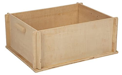 Produktbild von Kerbl Buddelkiste für Kaninchen aus naturbelassenem Holz 50 x 39 x 20 cm