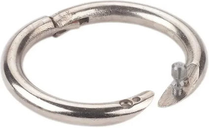 Kerbl Bullennasenringe vernickelt 2er Pack Durchmesser 54 mm – Bild 1 von 1