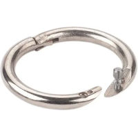 Produktbild von Kerbl Bullenring verchromt 6er-Set Top Quality