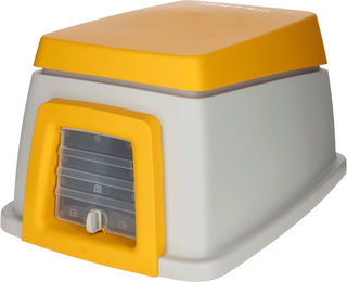Kerbl Bunny Base Kaninchen Transportbox aus Kunststoff Gelb – Bild 1 von 4