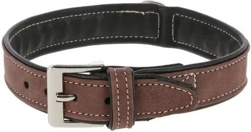 Kerbl California Hundehalsband aus Kunstleder Braun 35mm 46-52 cm – Bild 1 von 2