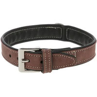 Produktbild von Kerbl California Hundehalsband aus Kunstleder Braun 35mm 46-52 cm