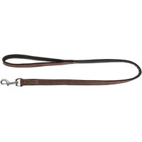 Produktbild von Kerbl California Hundeleine aus Kunstleder Braun 20 mm x 100 cm - 100 cm