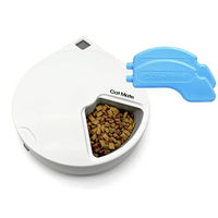 Produktbild von Kerbl Cat Mate C500 Digitaler Futterautomat für Katzen und Hunde mit 5 Mahlzeiten und Timer - 1 Stk.