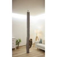 Produktbild von Kerbl Climber Katzenkletterbaum mit Deckenbefestigung Grau 16 x 16 x 240 cm