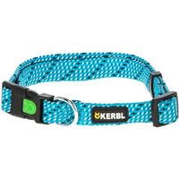Produktbild von Kerbl Colorado Hundehalsband aus Nylon in Ocean Blau Türkis wasserabweisend 15 mm 25-35 cm