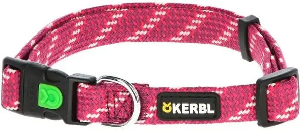 Kerbl Colorado Hundehalsband aus Nylon, Pink, 35-55 cm, wasserabweisend – Bild 1 von 4