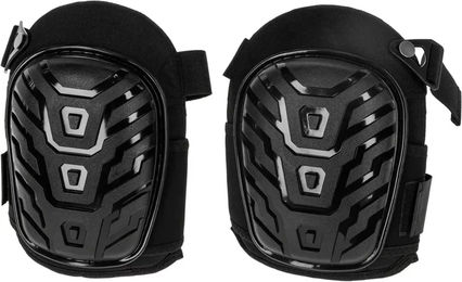 Produktbild von Kerbl ComfortKnee Knieschoner aus Kunststoff Schwarz 23,5x18 cm