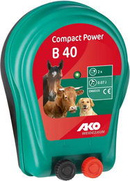 Produktbild von Kerbl Compact Power B40 Elektrozaun-Elektrifizierungsgerät für Batteriebetrieb in Grün
