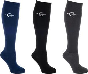 Produktbild von Kerbl Compe Reitsocken Unisex Blau Größe 37/39 3er Pack