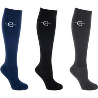 Produktbild von Kerbl Compe Reitsocken Unisex Blau Größe 37/39 3er Pack